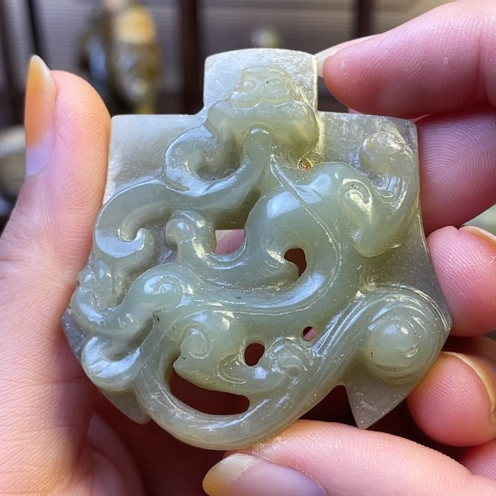 未镶嵌和田玉（糖玉）挂件
