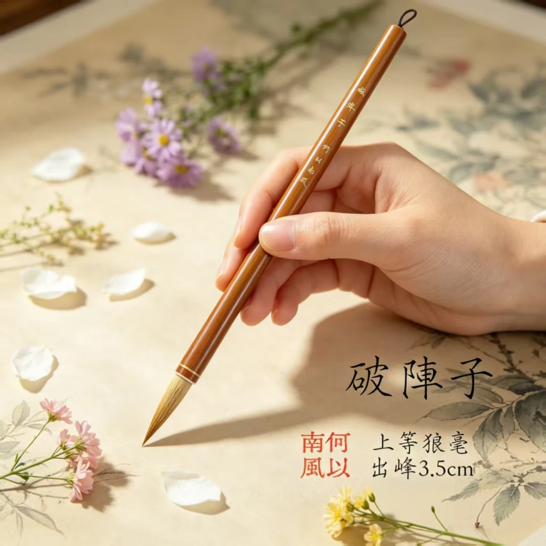 何以南风【破阵子】上等狼毫毛笔 出锋3.5cm