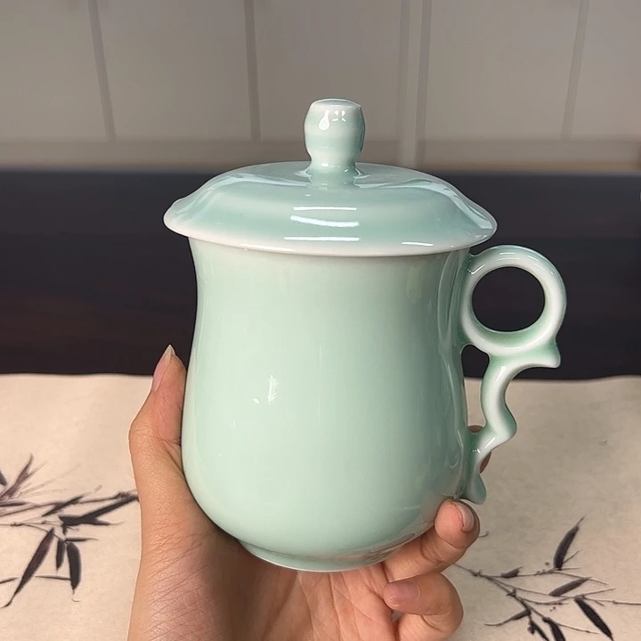 龙泉云间青瓷小米茶器