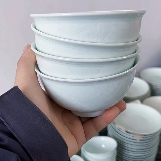 陶碗景德镇瓷器微遐4.75 碗4个