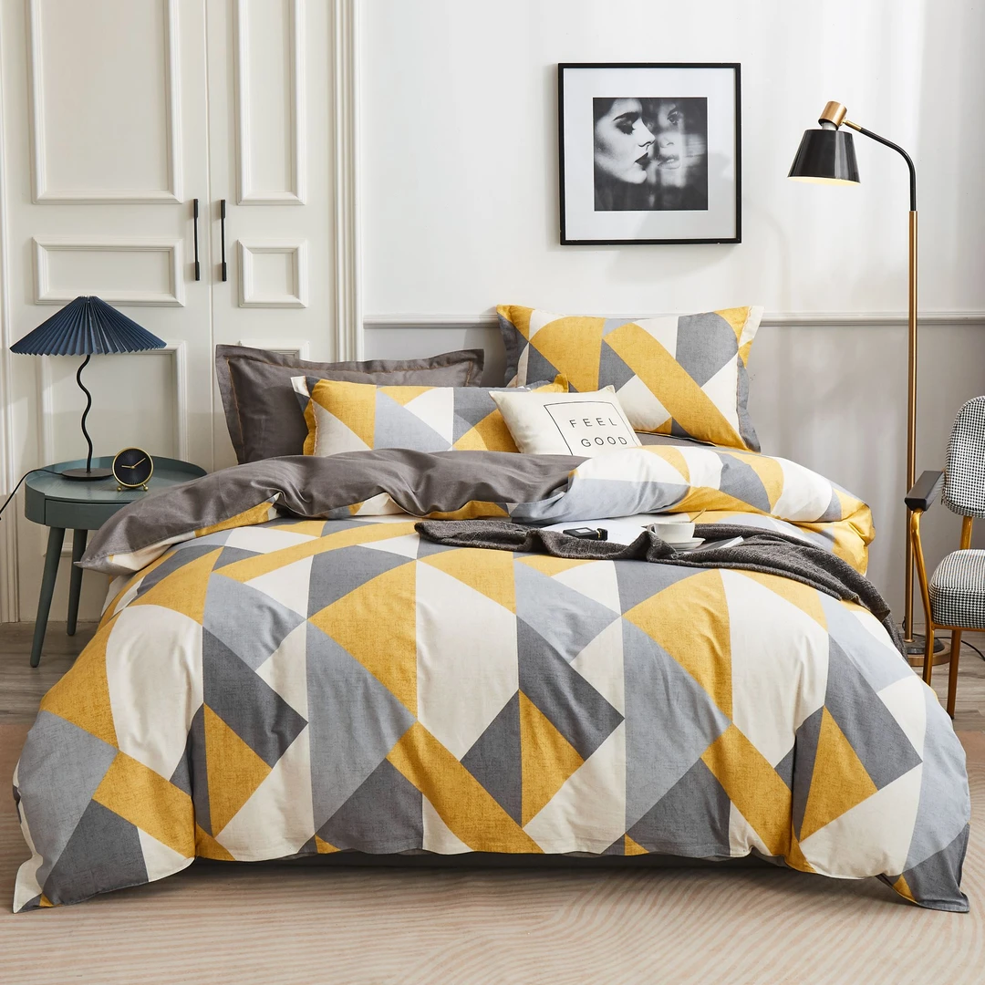 全棉小清新四件套四季通用