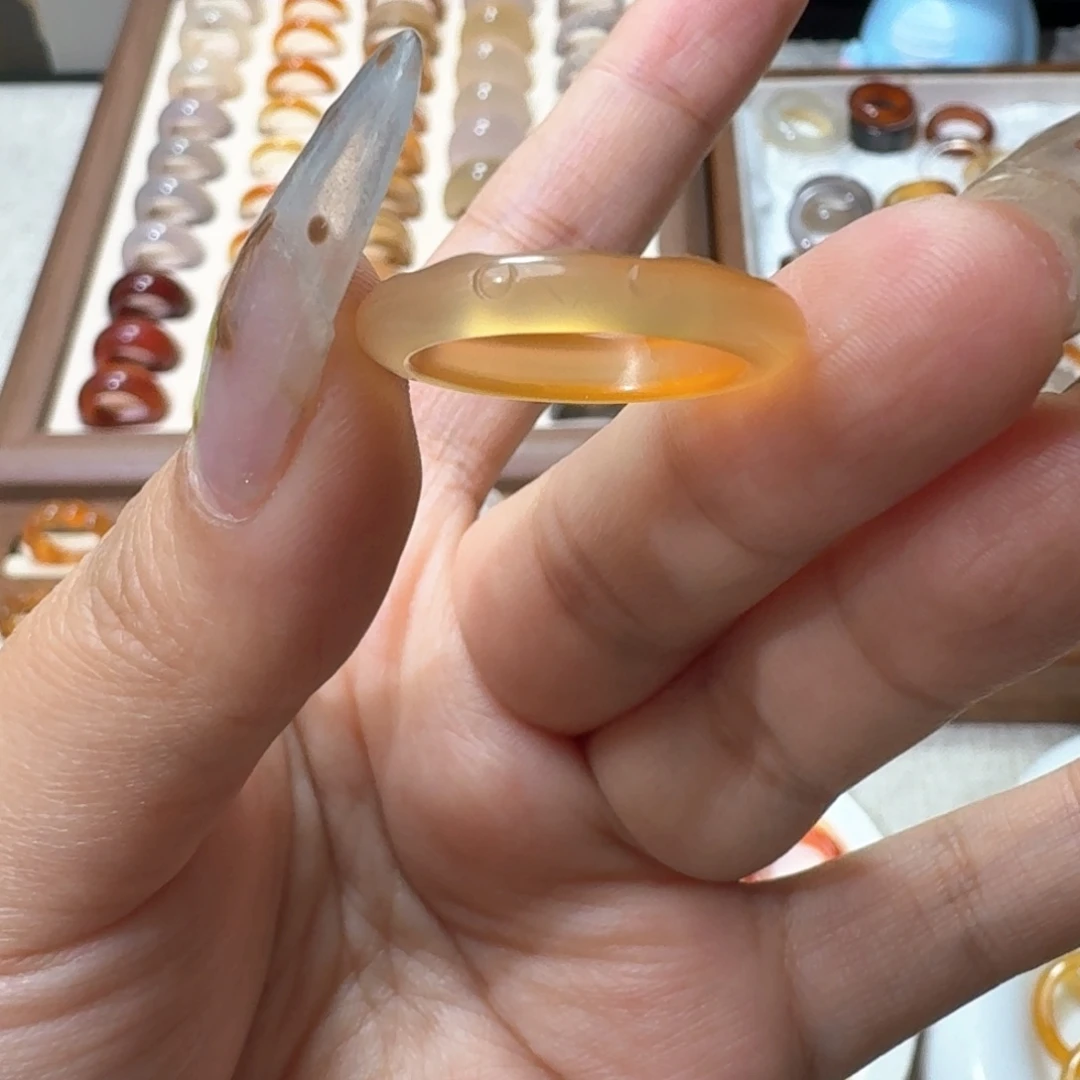 未镶嵌戒指玛瑙/玉髓436港16