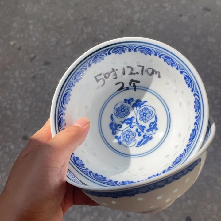 摆件景德镇高温细白瓷餐具