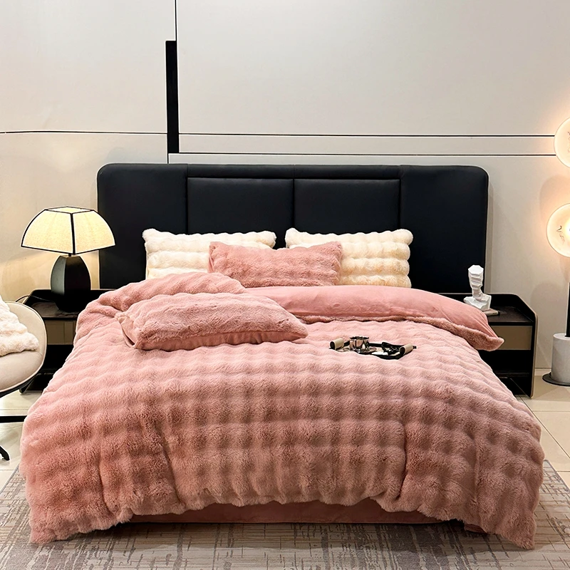 【朱丹专享】【南方生活】大泡泡牛奶绒四件套-YD032