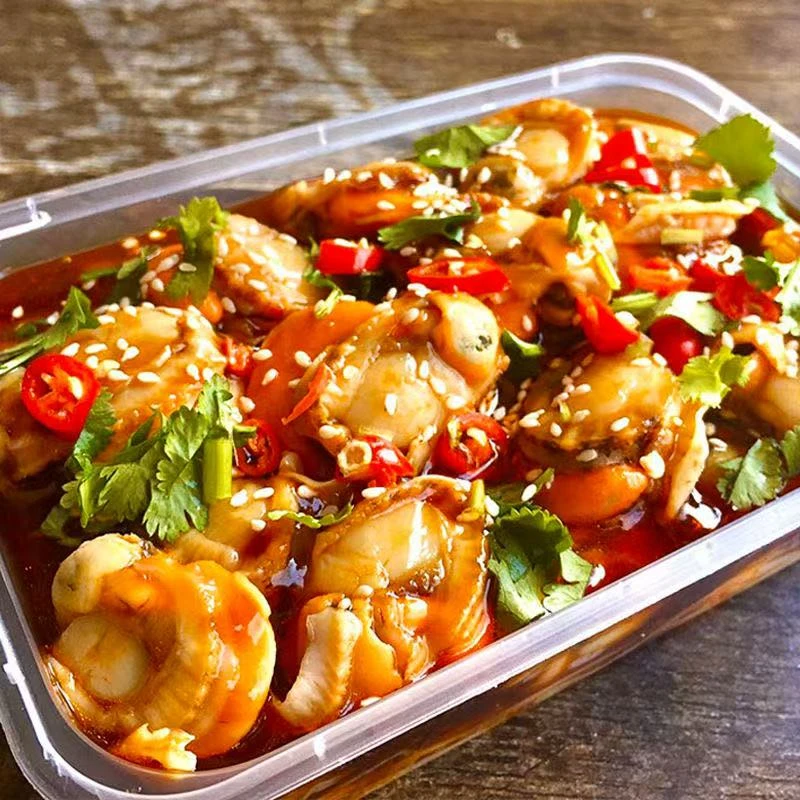 无冰特大扇贝肉新鲜冷冻扇贝肉带黄带膏烧烤蒜蓉粉丝聚餐佳品