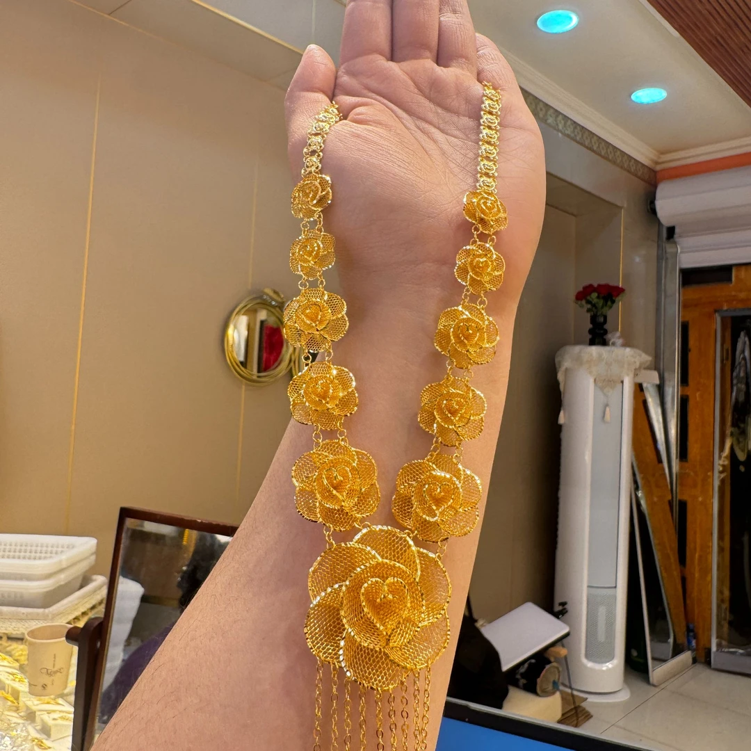 合金亚克力项链 女款项链气质