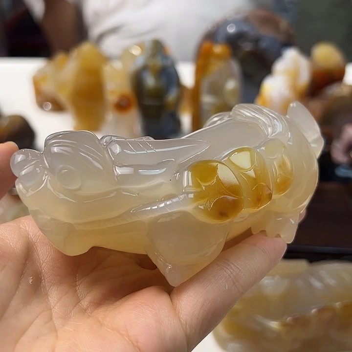 蓝***3玛瑙/玉髓颈饰未镶嵌