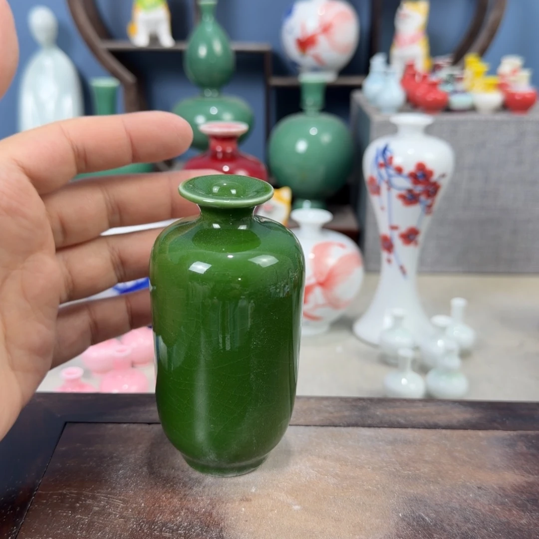 陶瓷手工小花器摆件