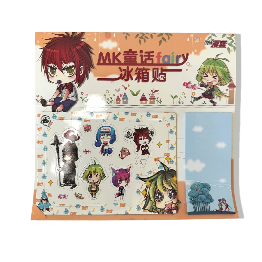 MK童话fairy冰箱贴软磁性贴Q版贴纸 知音漫客暴走斗破动漫周边