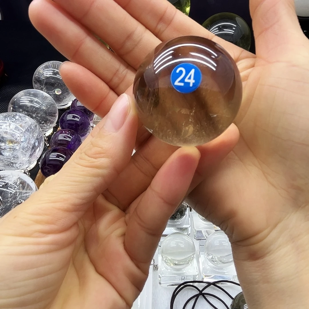 未镶嵌水晶珠宝半成品4.9公分