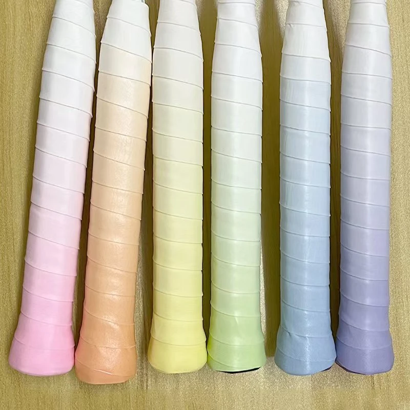 渐变色【高颜值】手胶羽毛球拍吸汗透气防滑减震网球拍手柄缠带