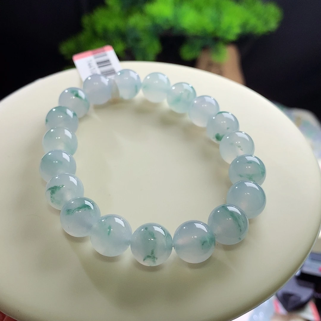 未镶嵌手串翡翠卡10mm