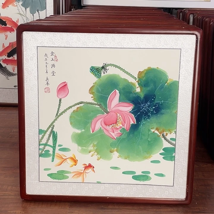 国画带框尺寸63*63厘米