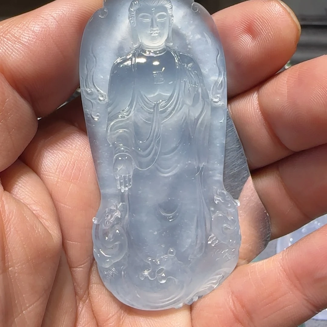 翡翠颈饰18K金镶嵌天然