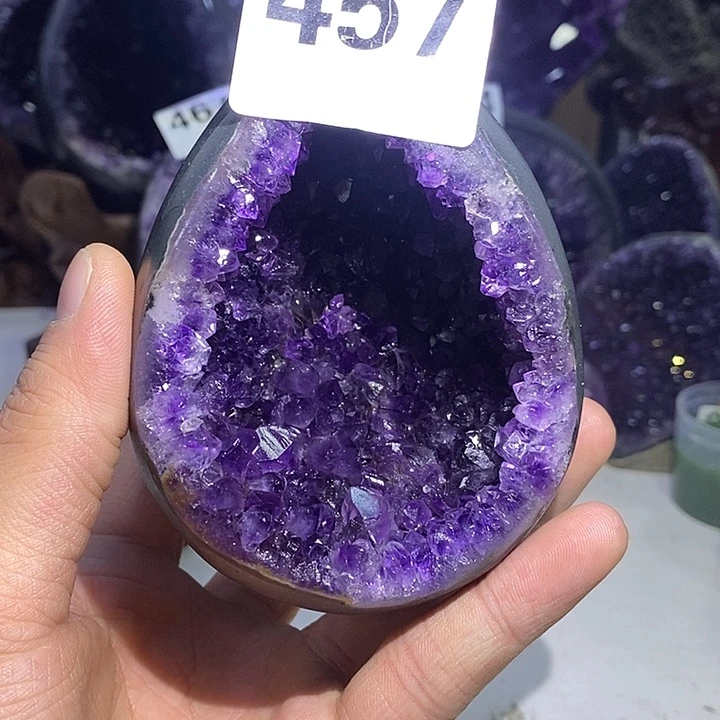 珠宝半成品未镶嵌紫晶457