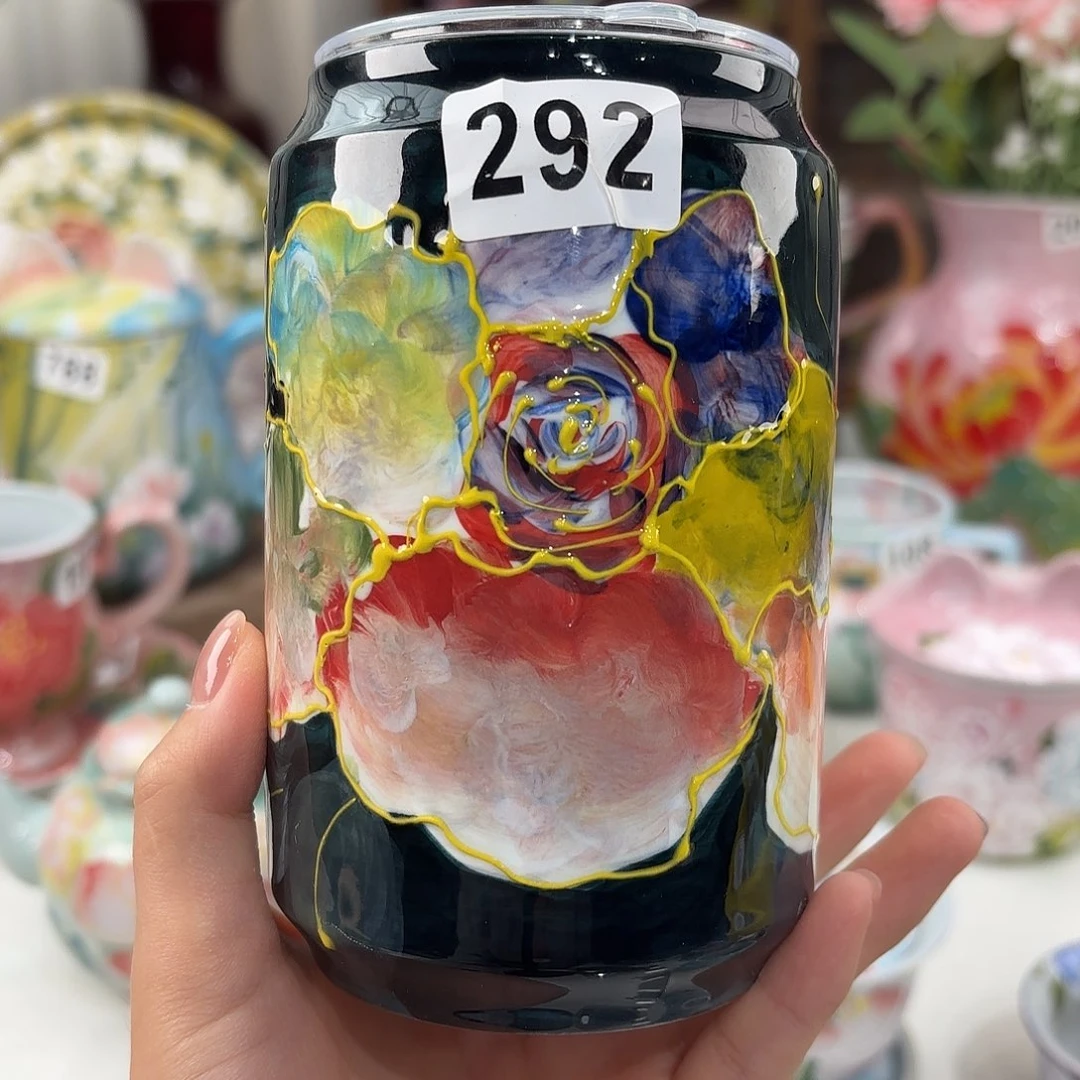 景德镇手绘高温釉下彩陶瓷茶具