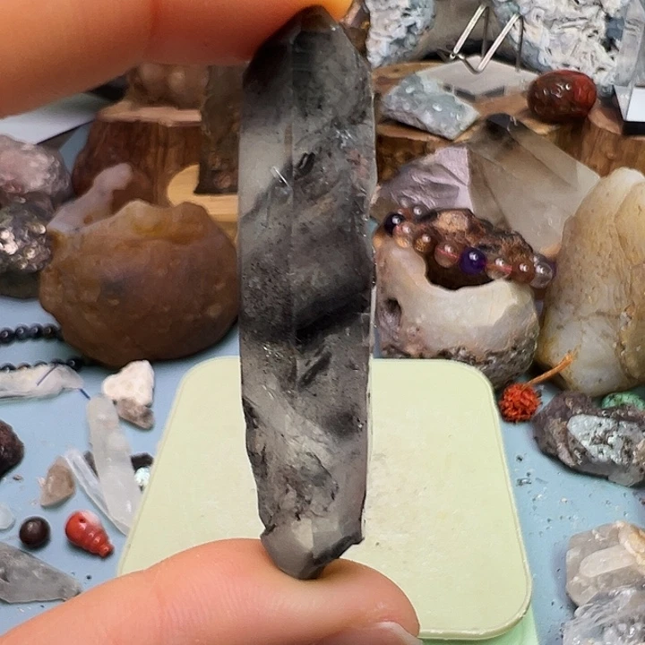 船***长珠宝半成品紫晶银S925镶嵌