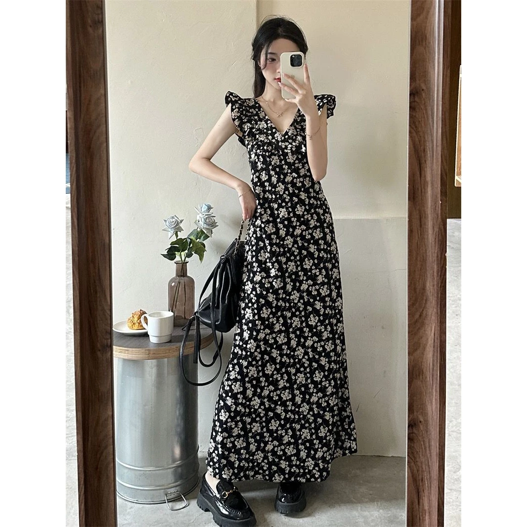 图片色颜色图片色颜色图片色颜色图片色连衣裙显瘦气质复古收腰小