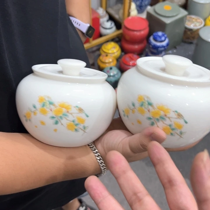 瑕疵福利品陶瓷茶叶罐