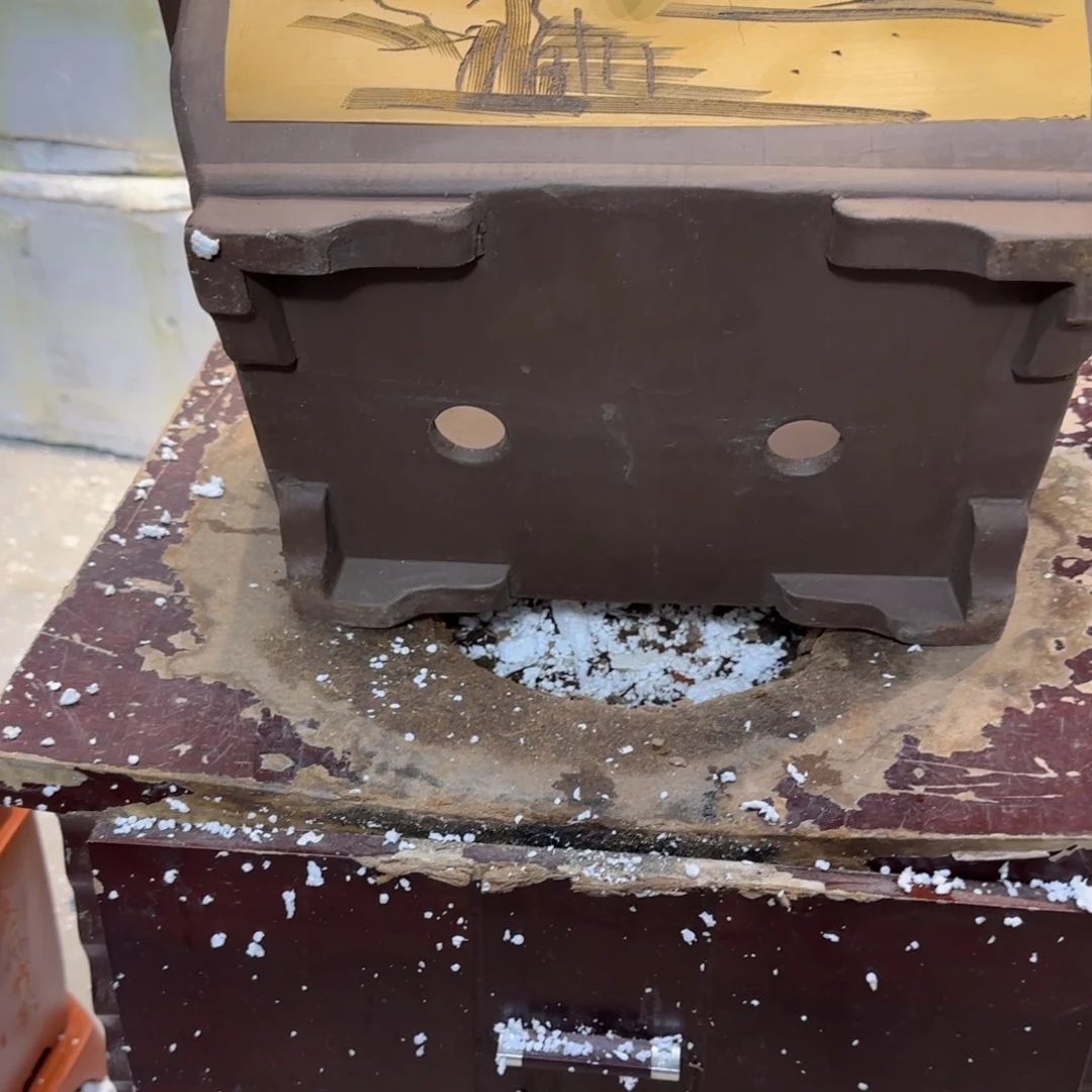 紫砂花盆口径40.30.16口径