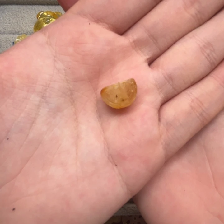 裸石琥珀未镶嵌东*天然蜜蜡配件