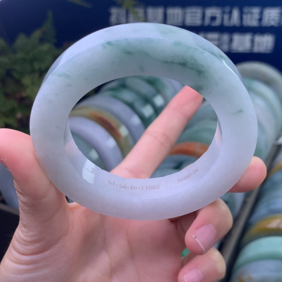 定制翡翠未镶嵌手镯定制不退不换
