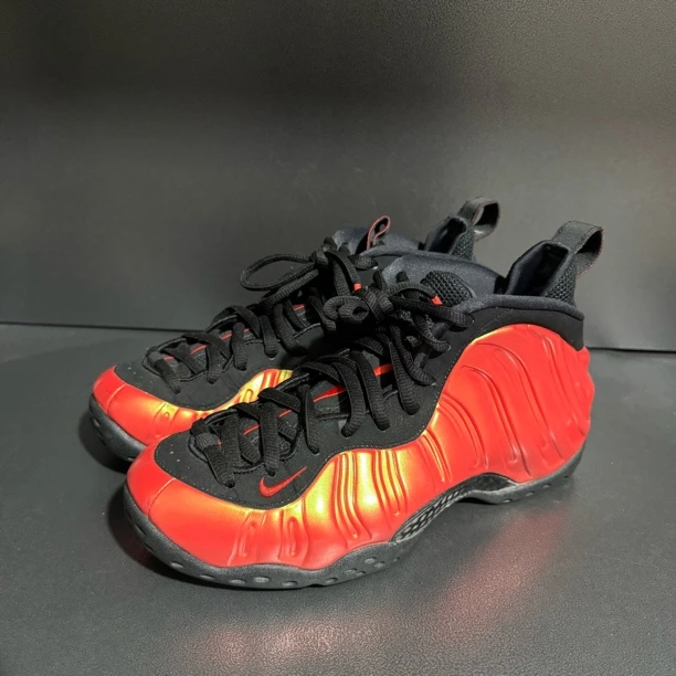 95新 NIKE/耐克 40码/辣椒喷 复古篮球鞋 橙红