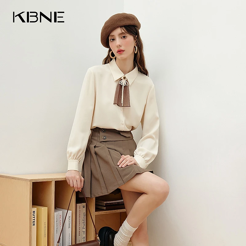 《粉丝专享》KBNE上班族通勤女装高级感法式小众甜美上衣女