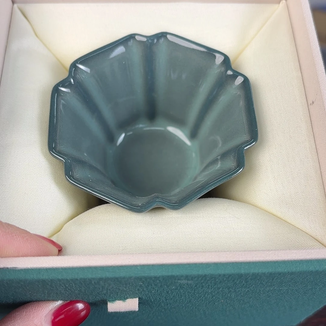 龙泉云间青瓷小米茶器