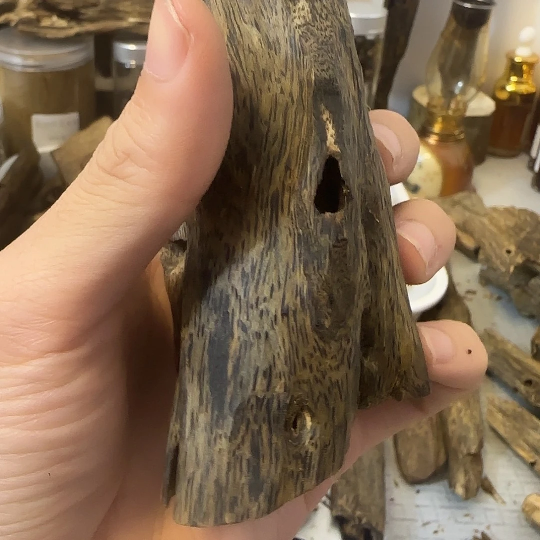 沉香碎屑沉香48克黑棋