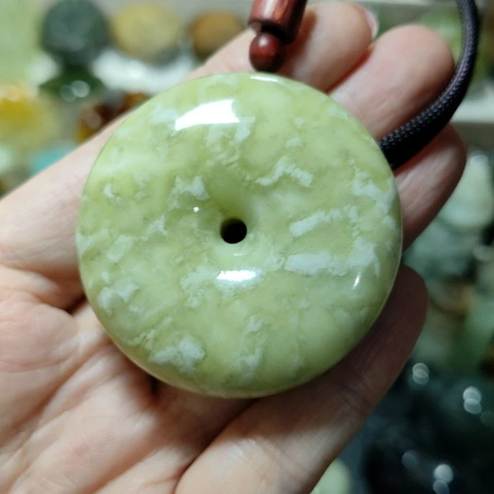 岫玉平安扣未镶嵌