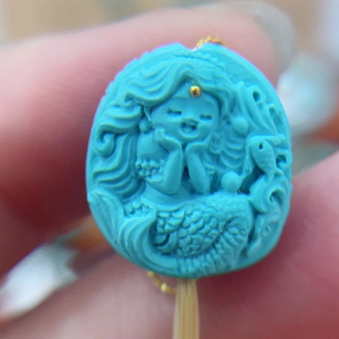 未镶嵌绿松石珠宝奇石