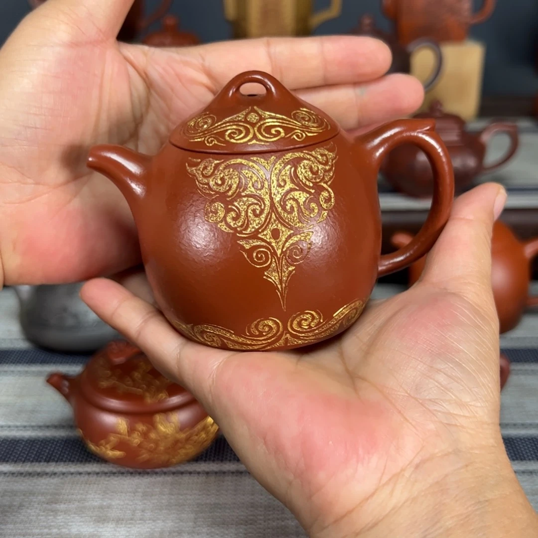 茶壶紫砂秦权朱泥大红袍