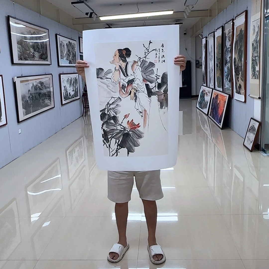 国画国画作品多次