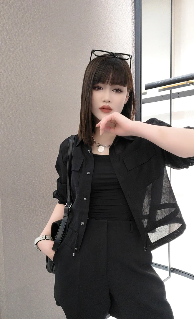 华家曼亚麻防晒开衫两色H421315046