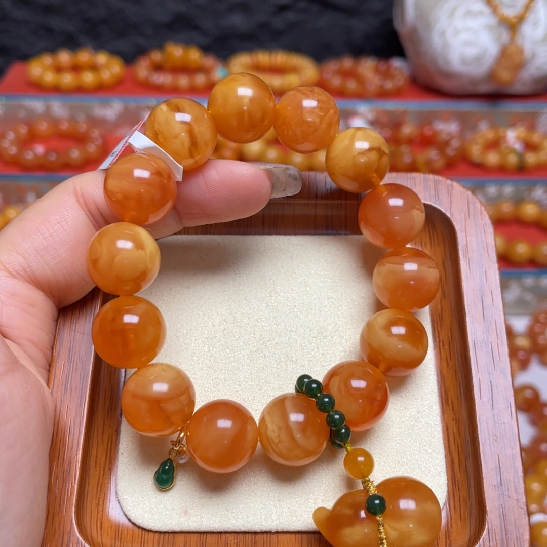 蜜蜡未镶嵌手链手串