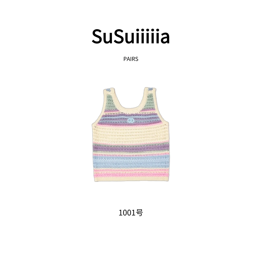 【云赏小镇】新款休闲条纹极简风条纹针织上衣1001号