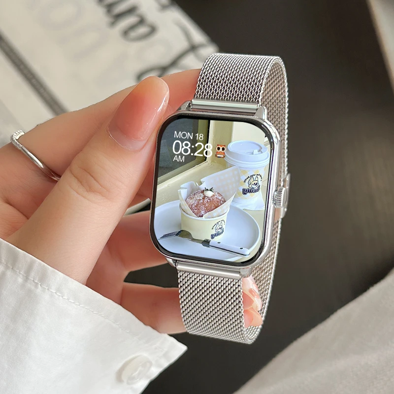 智能手表2025新款蓝牙通话多功能心率监测运动手环手表女款智能