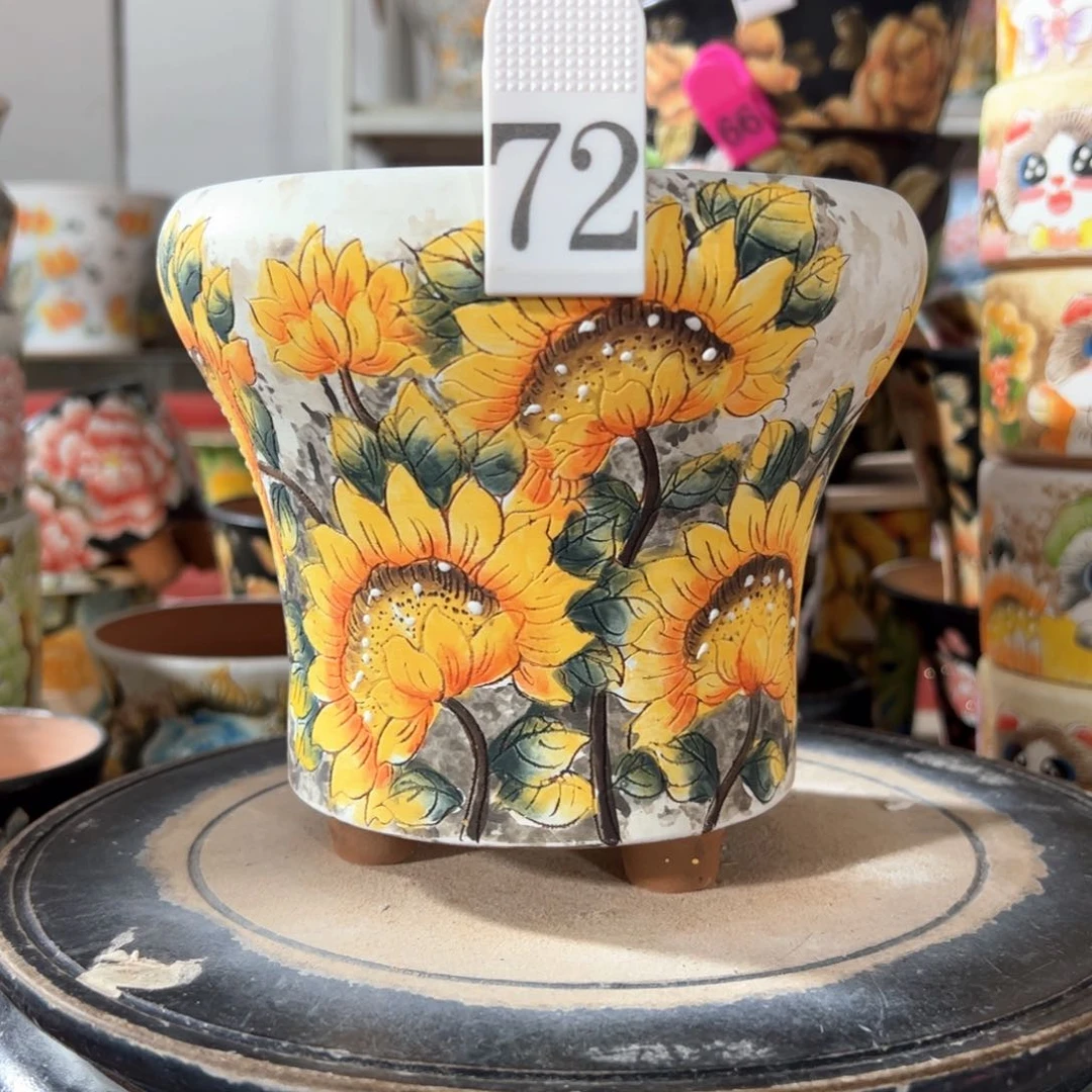 景德镇幸运花盆满38包邮