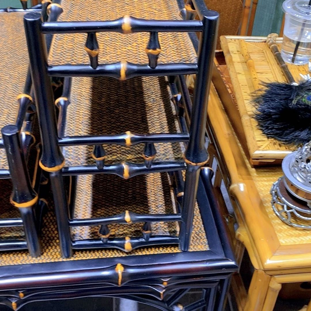 尊***力竹筇竹三层竹编杯架