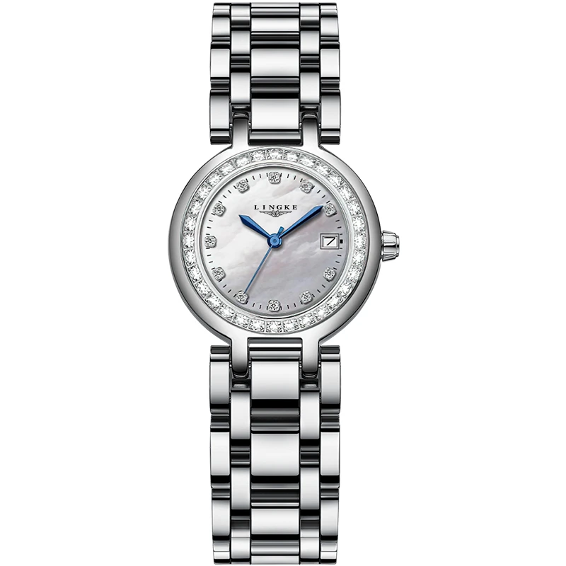 LK8610钻圈女士手表新款精致时尚百搭全自动机芯镶钻防水轻奢腕表