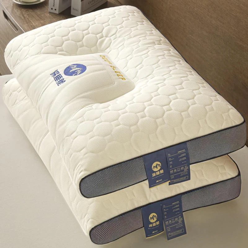 乳胶枕头一对家用橡胶记忆单人宿舍学生护颈椎枕芯助睡眠