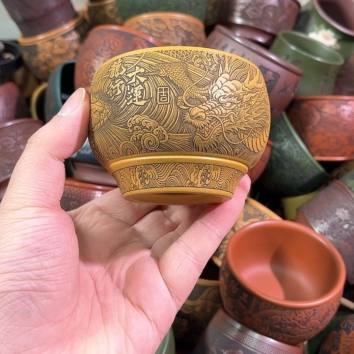 茶杯紫砂全手工紫砂主人杯