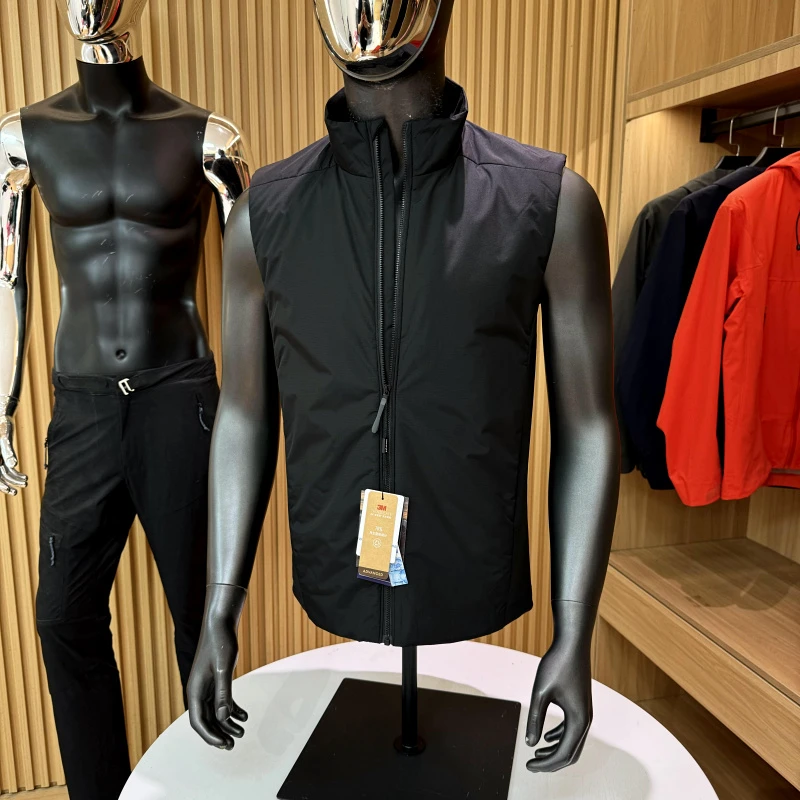 鼎级牛货！户外秋冬轻量化君版立领背心棉马甲男23862