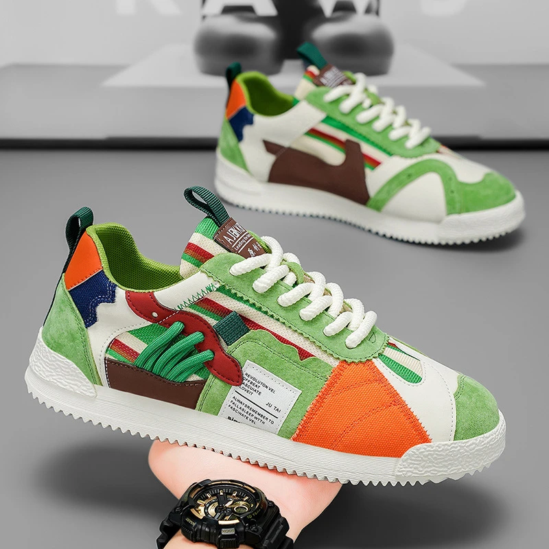 鞋子男款爆款2025新款男鞋透气鞋子夏季网面老爹时尚鞋子男士鞋子