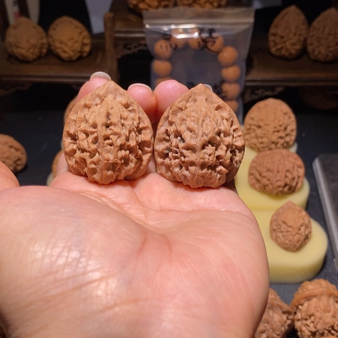 文玩核桃吊坠琉璃官帽36