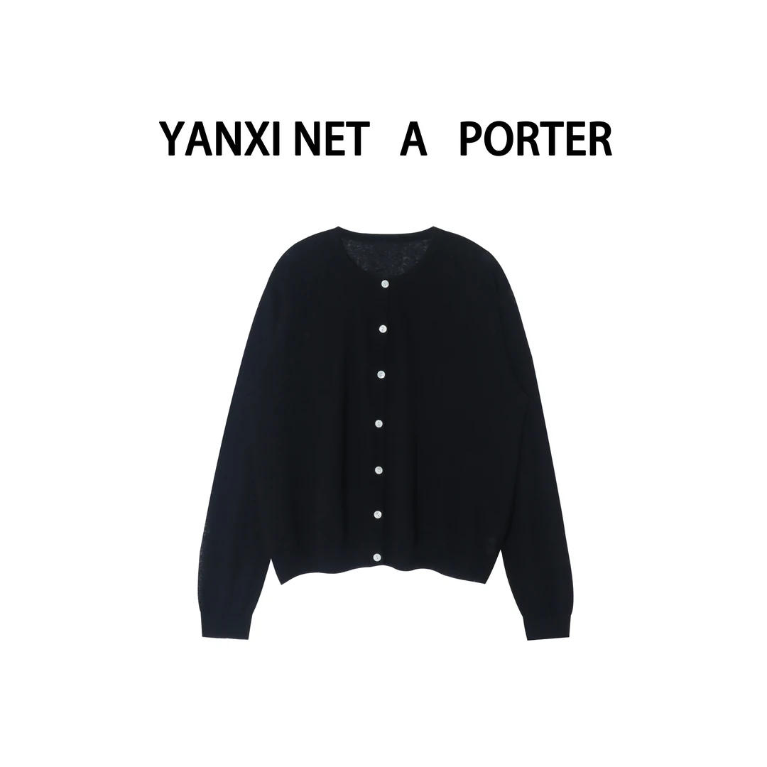 【2.24严选新品】简约文艺圆领针织开衫