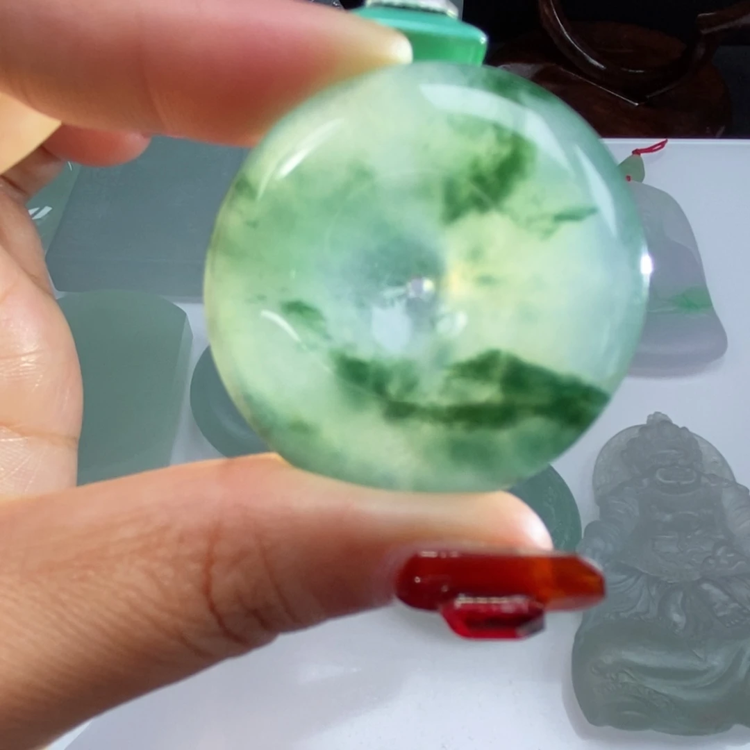 日***流定制翡翠未镶嵌天然翡翠
