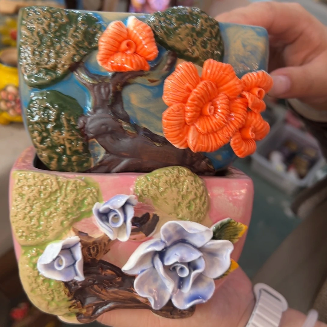 多肉花盆，满20发货，爱退款拉黑