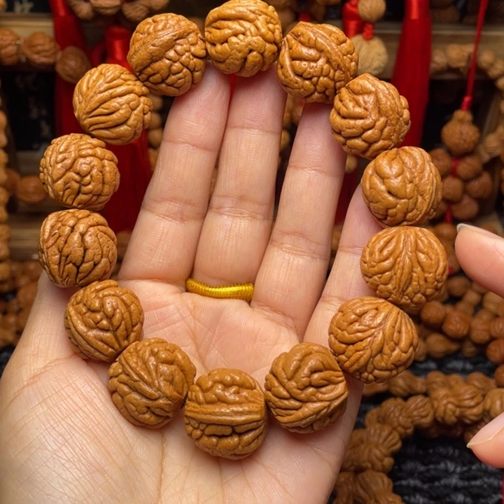 菩提籽类龙纹桃枭挂件